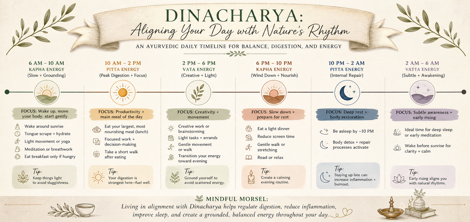 Dinacharya (Ayurvedic Daily Routine)