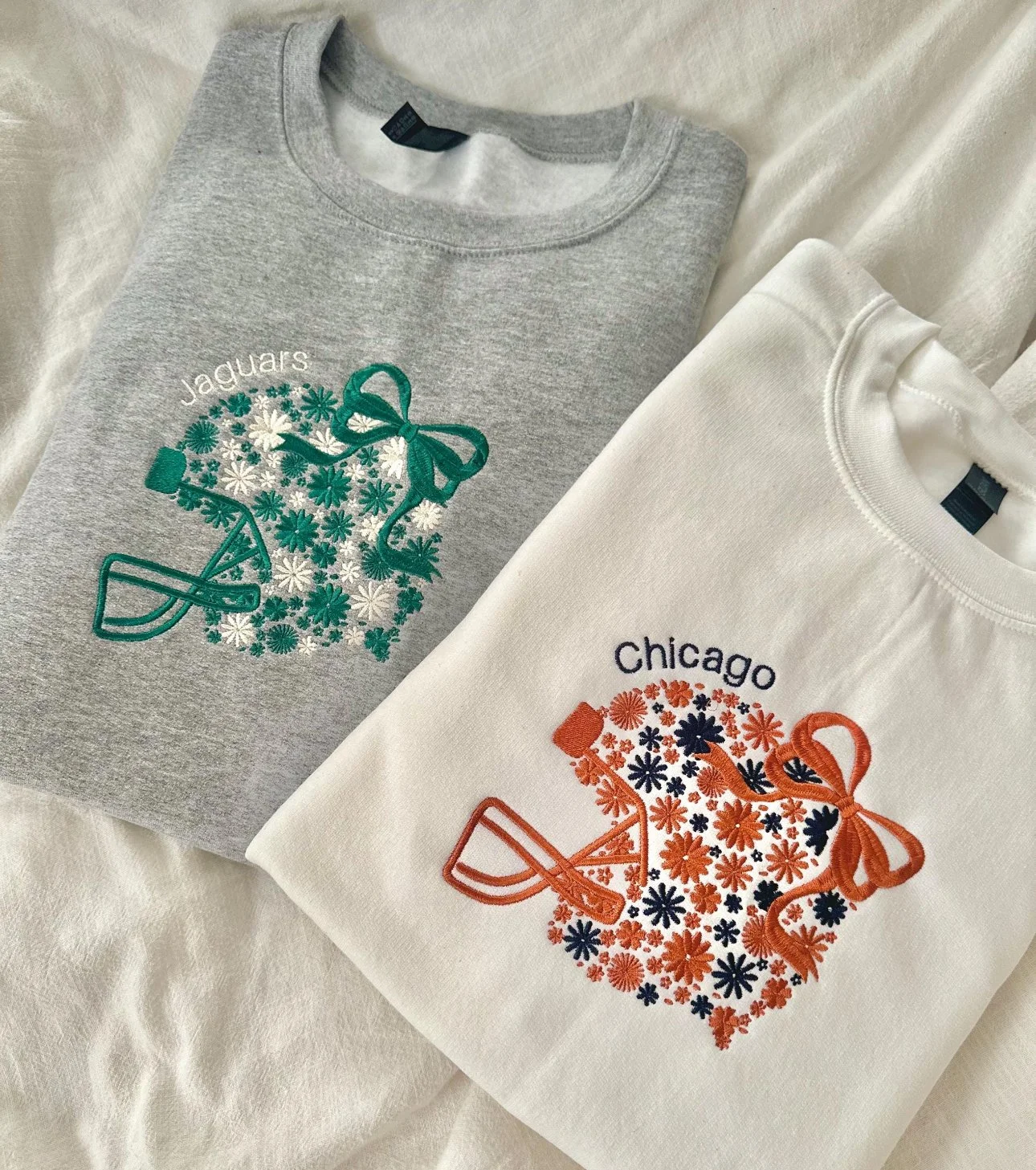 Custom Floral Football Helmet Crew