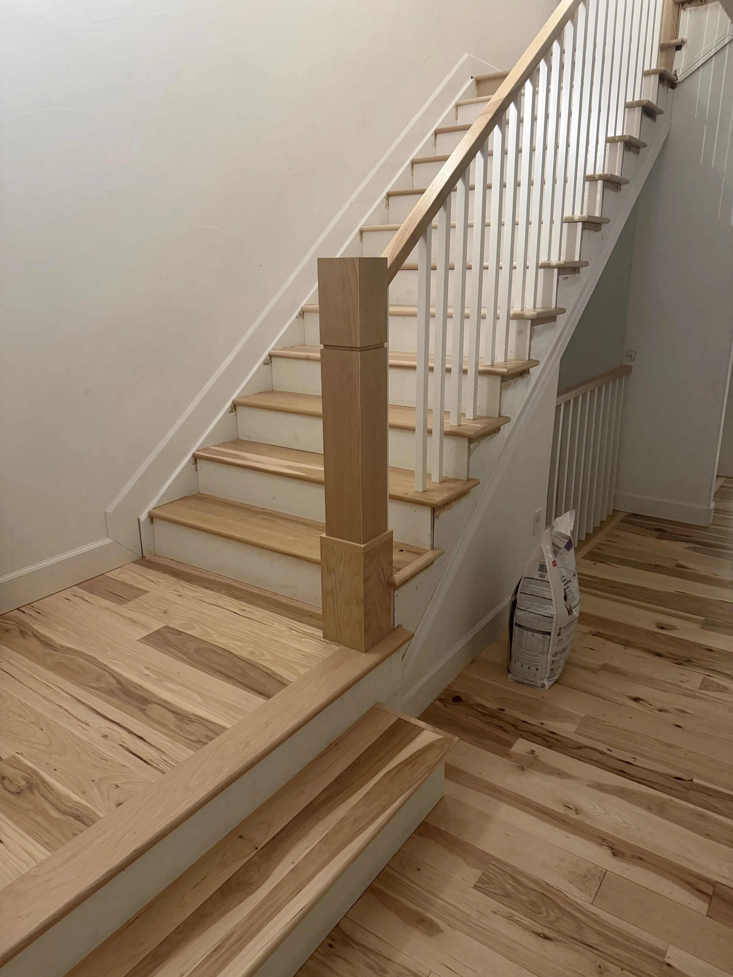 Staircase Hardwood Rennovation in HR Colorado
