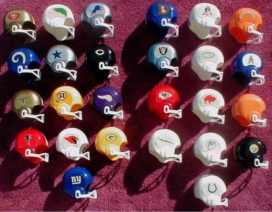 The NFL merger in 1970... The NFC Teams on the left and AFC Teams on the right
