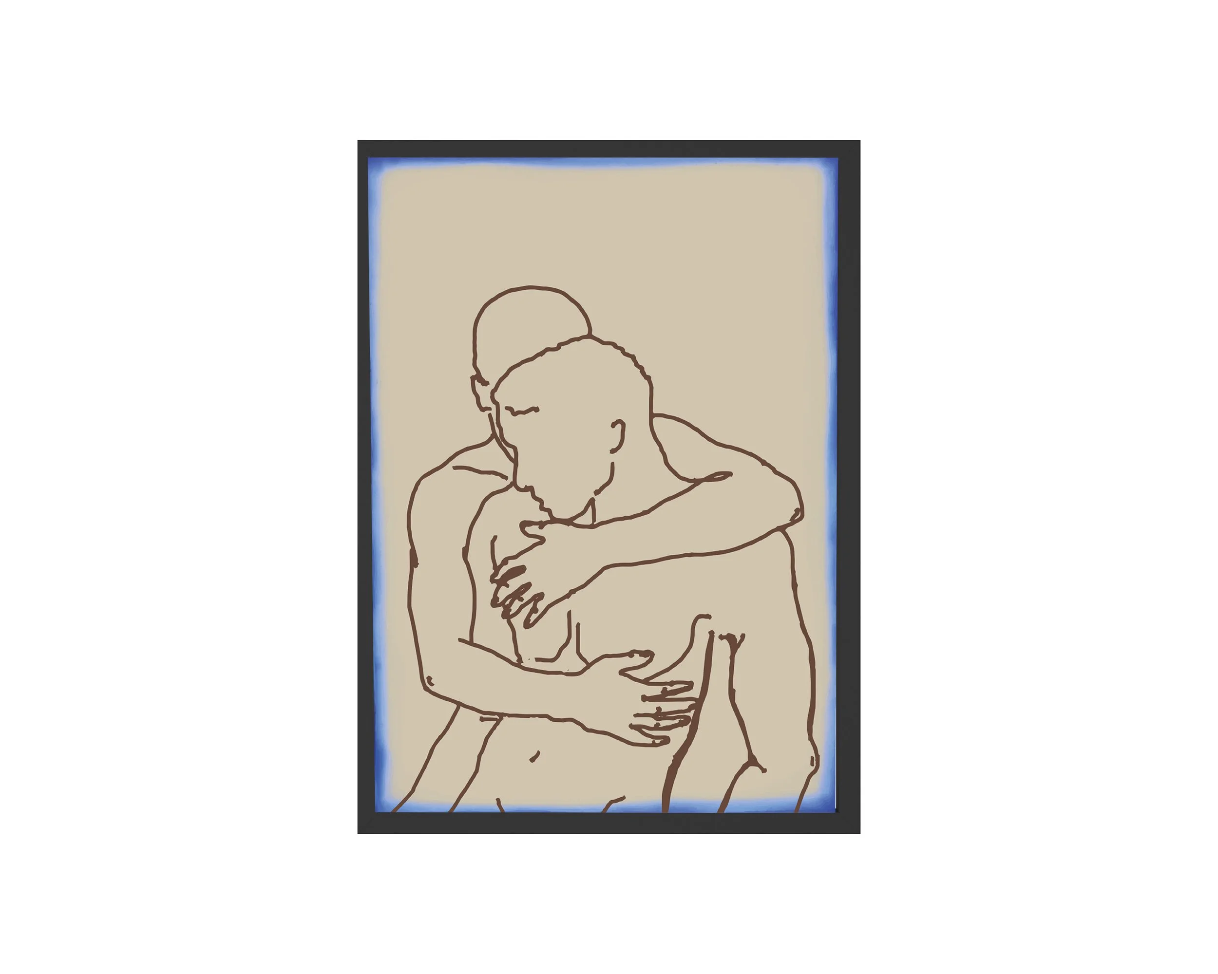 The Lovers Line Art