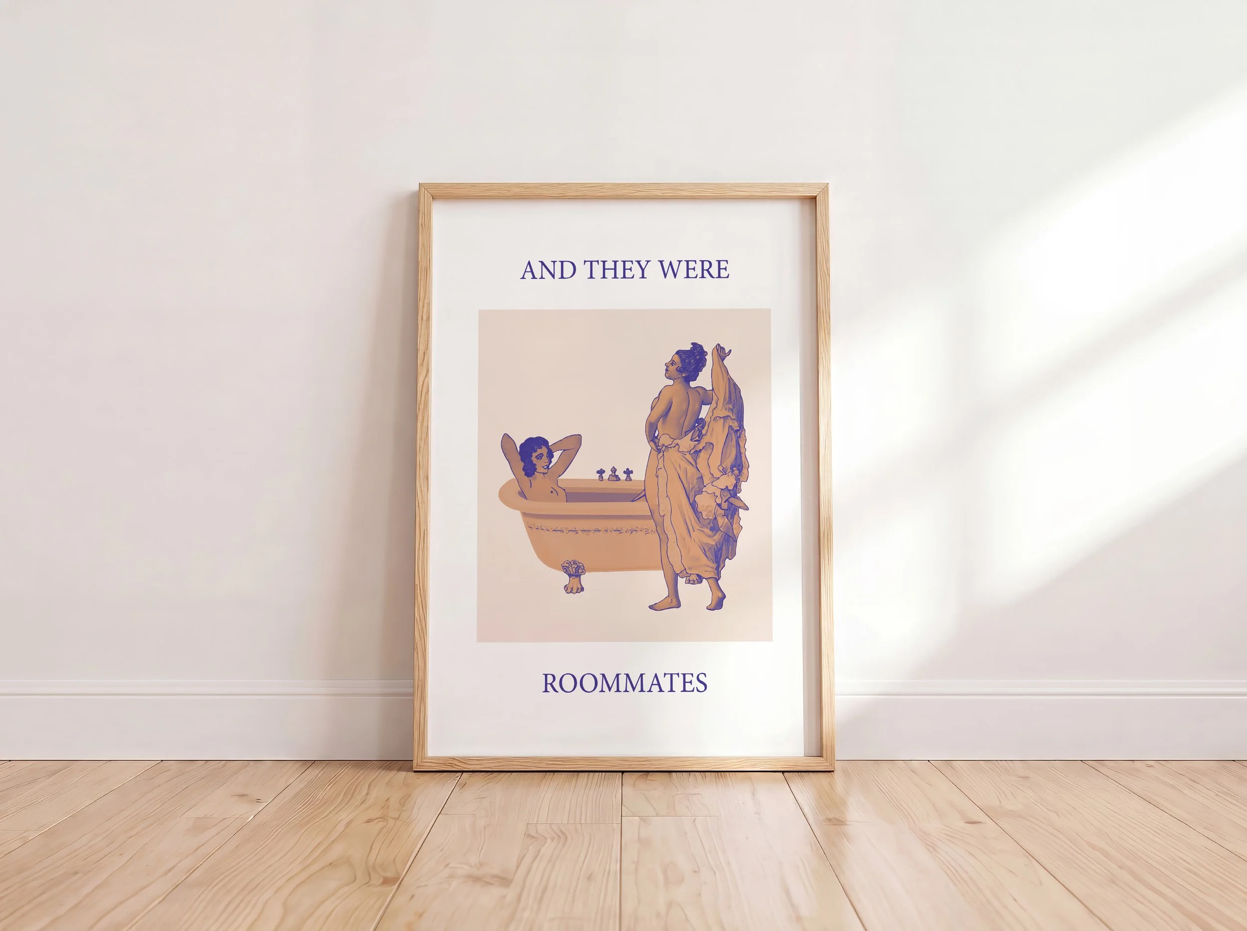 And they were roommates (Natural Frame ).jpg