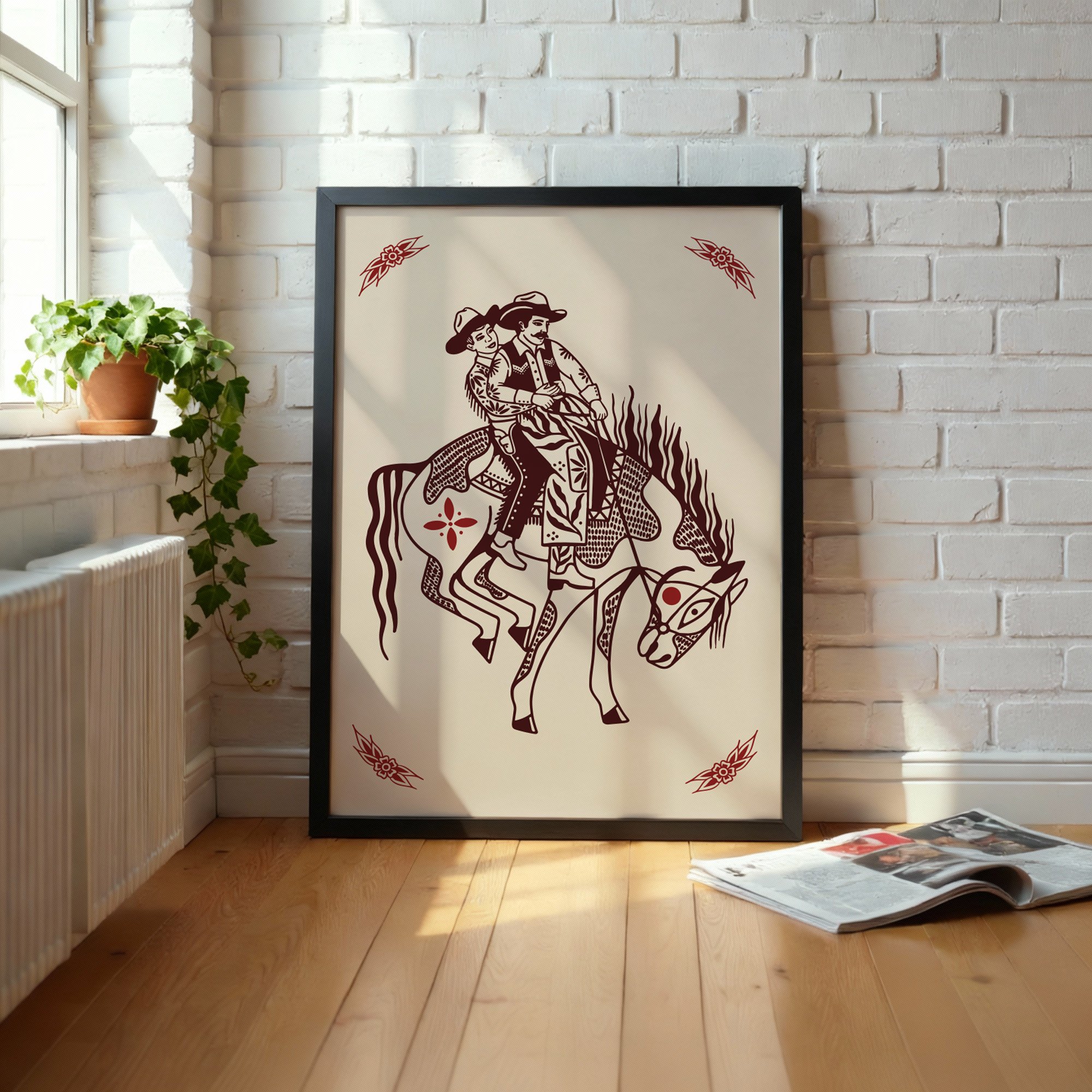 Riding Cowboys (Black Frame ) .jpg