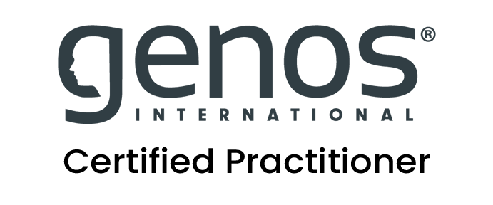 Genos International Logo with Certified Practitioner Below it