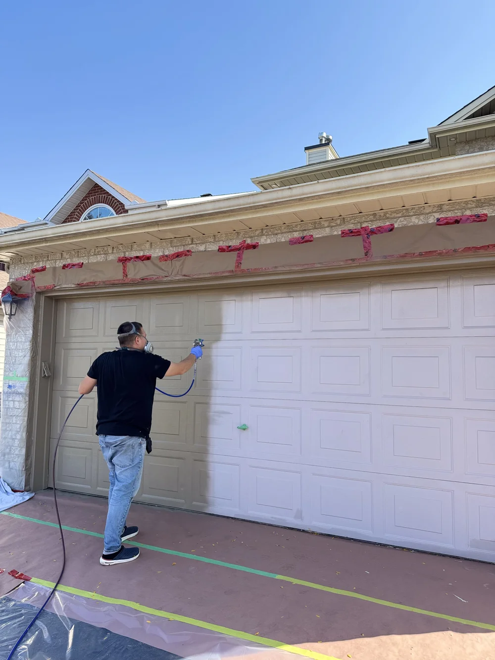 Freshly repainted home exterior in Ottawa