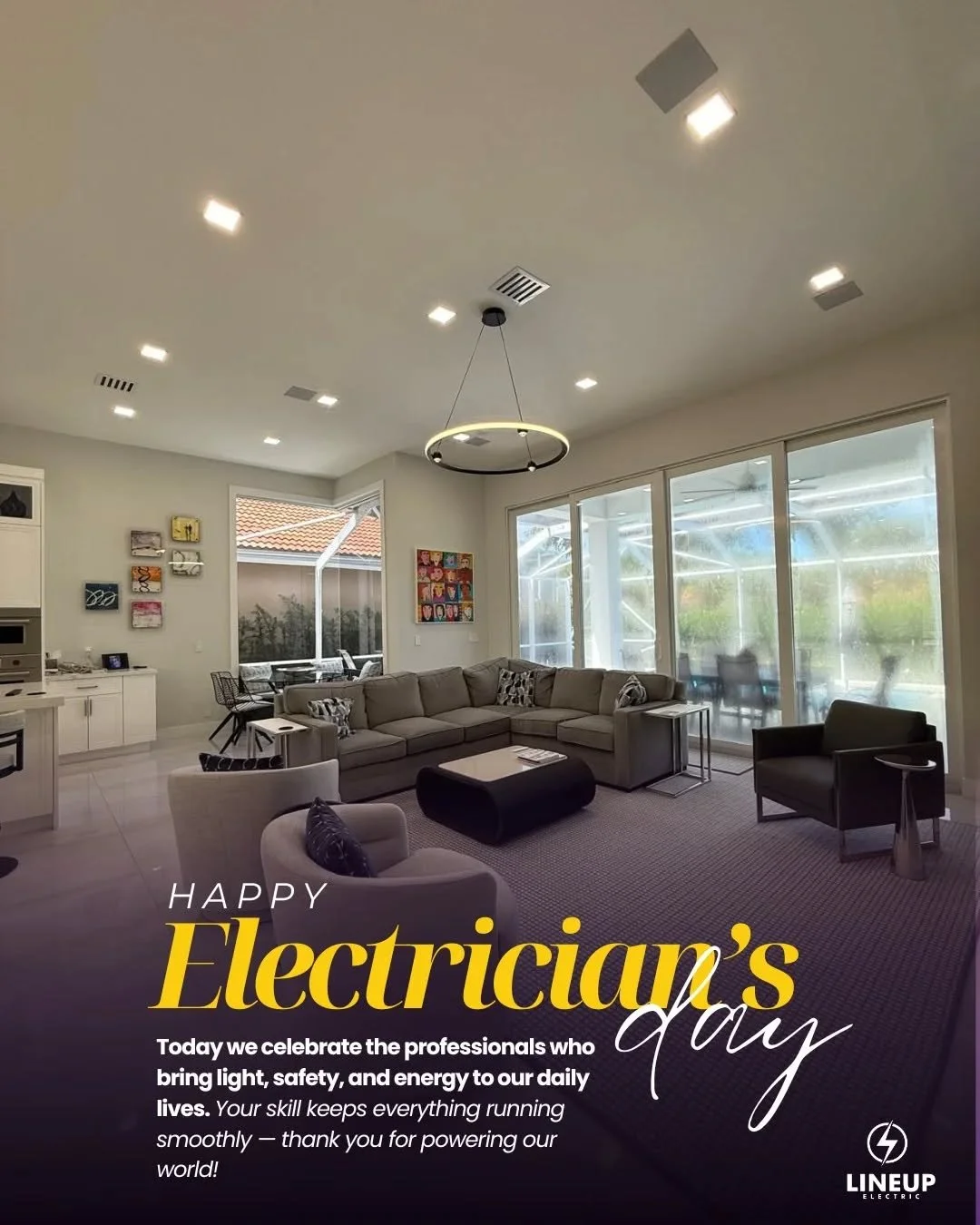 β¨ Happy Electrician’s Day!
Behind every bright light and safe connection, there’s a skilled electrician making it happen.
Your dedication keeps homes shining and energy flowing — today, we celebrate you! 
#ElectriciansDay #Electric