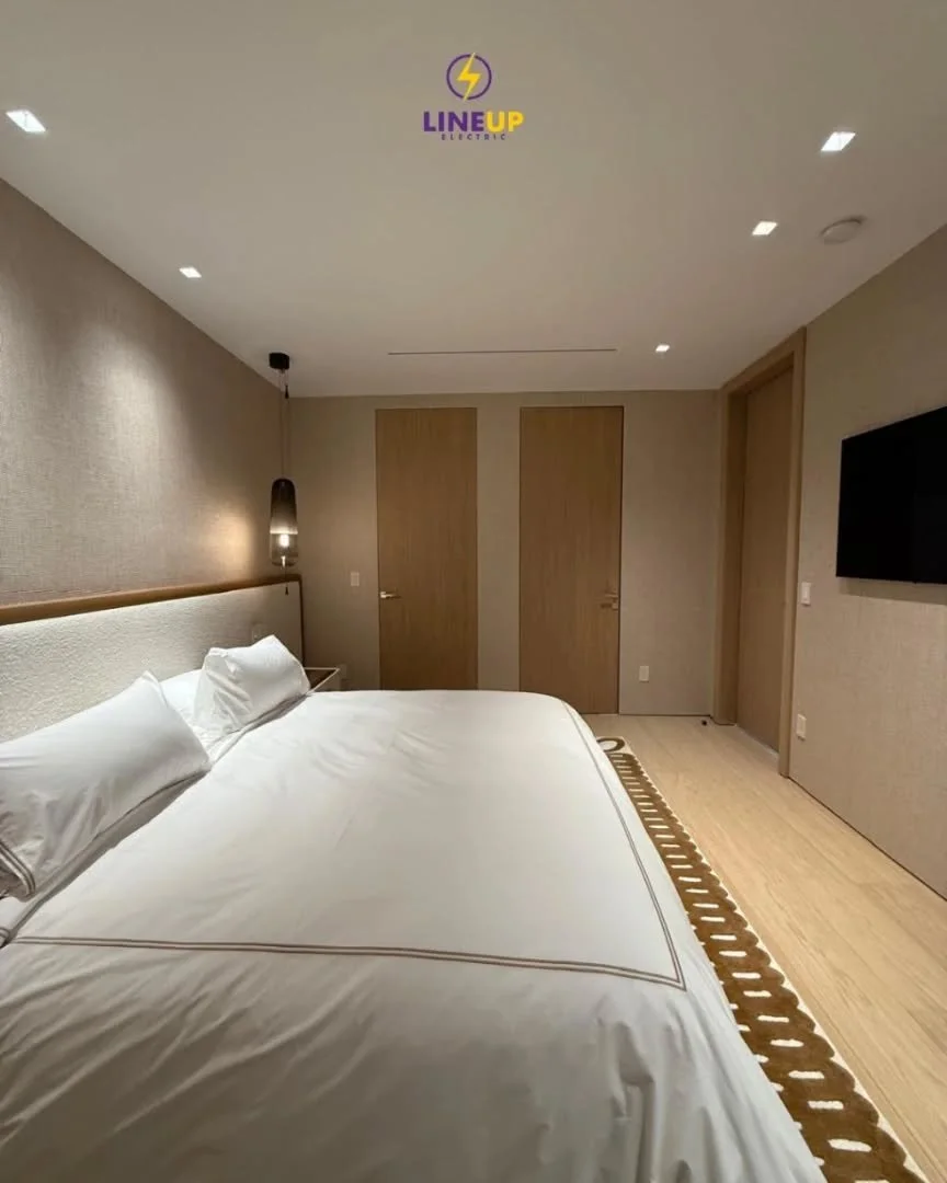 ✨ Perfect lighting creates the perfect atmosphere! From cozy bedrooms to modern spaces, our electrical solutions bring comfort, elegance, and functionality to every detail. 💡⚡
Trust LineUp Electric to light up your home with excellence!

#LightingDe