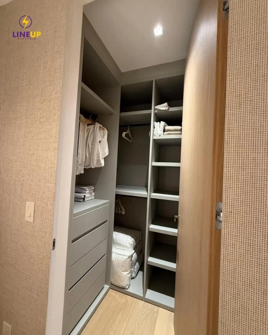 Where smart lighting meets perfect organization. ✨
A well-lit, custom closet transforms daily routines into effortless moments of comfort and style.

#SmartLighting #CustomCloset #HomeOrganization
#InteriorDesign #ModernHome LightingDesign
ClosetGoal