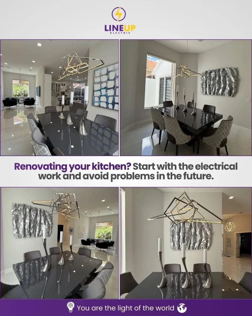 A safe kitchen starts with the right electrical system.
Well-placed outlets, proper load capacity, and professional installation make all the difference.
No shortcuts &mdash; just quality work done right.

#KitchenSafety #ElectricalWork #Professional