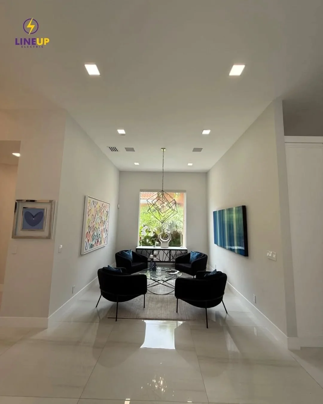 Clean lines, perfect lighting, and a space designed to feel welcoming and modern ✨
Every detail matters when it comes to creating comfort, elegance, and functionality. A well-lit environment transforms the entire experience.

#ModernInterior #Interio