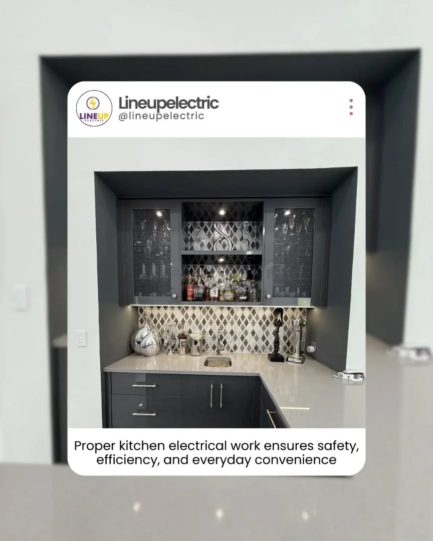 A well-designed kitchen deserves safe and reliable electrical work. ⚡🍽️
From lighting to outlets, every detail matters to ensure efficiency, comfort, and peace of mind in your everyday life.

#electricalwork #kitchenelectrical #electrician #homesafe