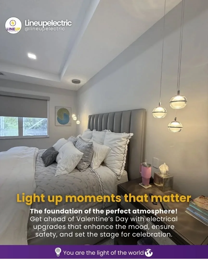 Light has the power to transform spaces and moments. ✨
The right lighting creates comfort, enhances the atmosphere, and brings safety and style to your home.
Upgrade your electrical setup and let every detail shine &mdash; because the perfect ambianc
