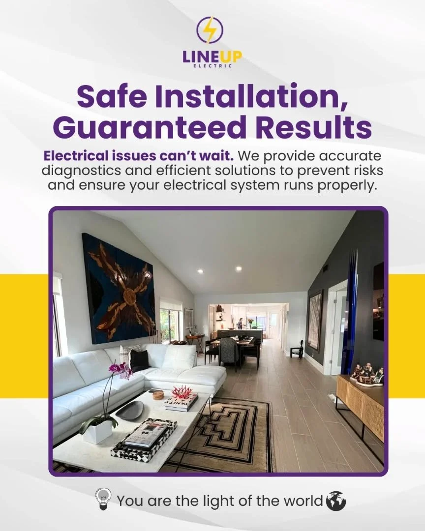 Safety, precision, and reliability in every installation. ⚡
Electrical issues can&rsquo;t wait &mdash; count on professional service that protects your home and keeps everything running safely and efficiently.
Contact us today and power your space wi