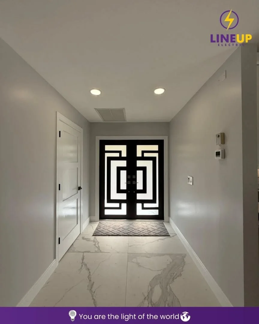 Lighting transforms a space. 💡
A well-designed electrical installation brings comfort, safety, and elegance to your home.

At LineUp Electric, every detail matters &mdash; from precise installation to the perfect illumination that enhances your envi