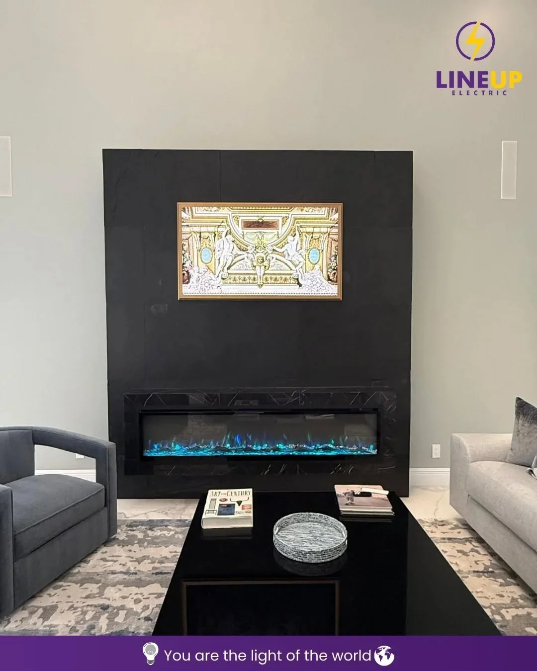 Lighting transforms spaces and creates atmosphere. 💡

A well-designed electric installation brings comfort, elegance, and functionality to every corner of your home. From modern fireplaces to ambient lighting, every detail makes the environment more