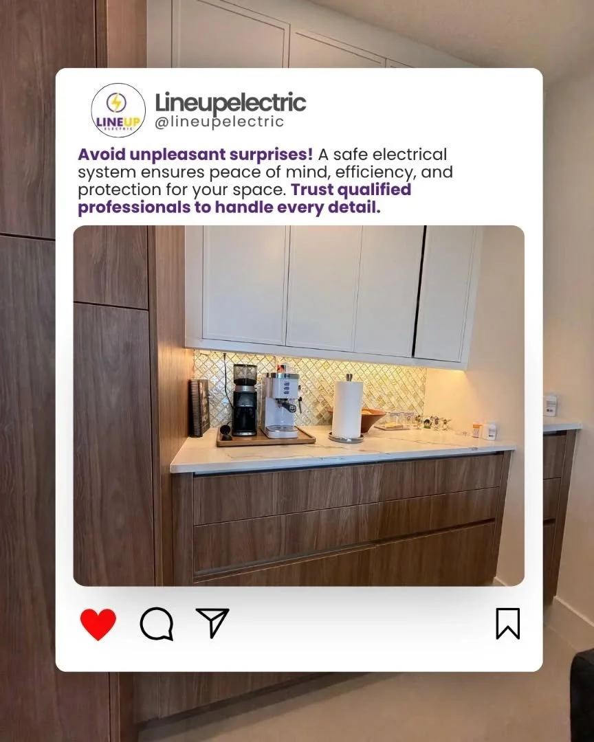 Don&rsquo;t leave your safety to chance ⚡ A well-installed electrical system brings comfort, efficiency, and peace of mind to your home. Trust professionals to deliver quality you can rely on&mdash;because every detail matters.

#electricalwork #home