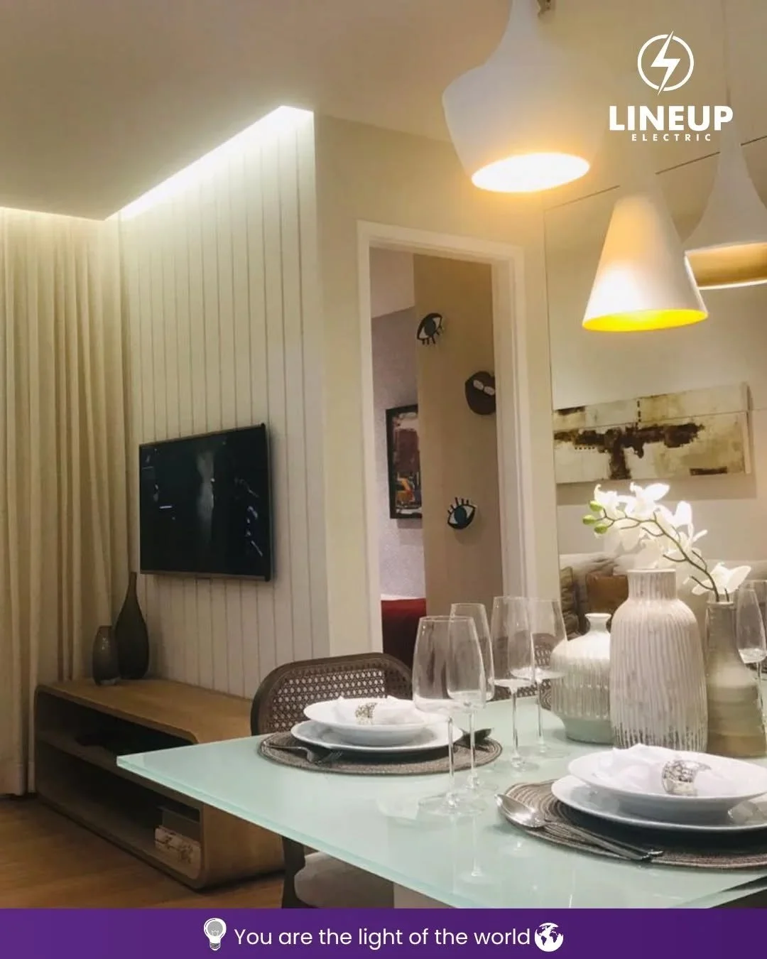 Lighting is more than just brightness &mdash; it&rsquo;s what brings your space to life. 💡

The right lighting transforms every detail, creates atmosphere, and turns a house into a home.

✨ Warmth
🏡 Comfort
💫 Style

Because great lighting doesn&rs