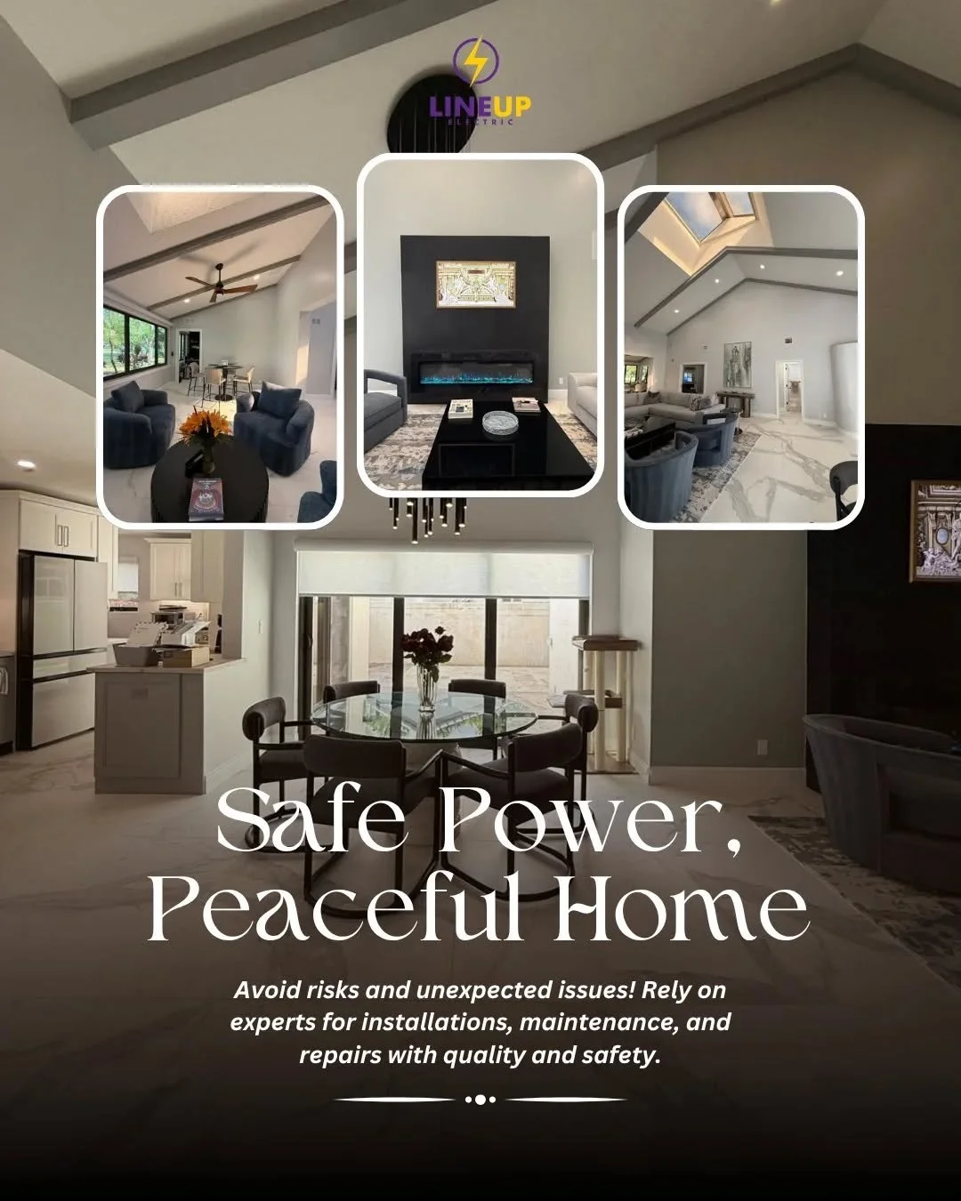 Safe power means peace of mind. ⚡🏡
Your home deserves reliable, high-quality electrical work &mdash; from installations to maintenance and repairs. Avoid risks, prevent unexpected issues, and trust professionals who put your safety first.

Because a