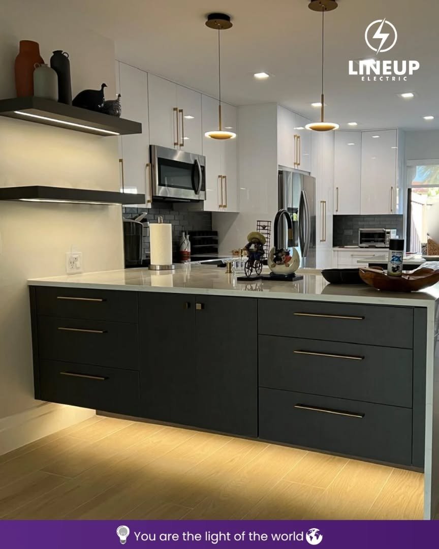 Lighting transforms spaces, bringing elegance, comfort, and functionality to every detail ✨💡
A well-designed electrical and lighting project doesn&rsquo;t just brighten a room &mdash; it creates atmosphere, style, and a welcoming experience for ever