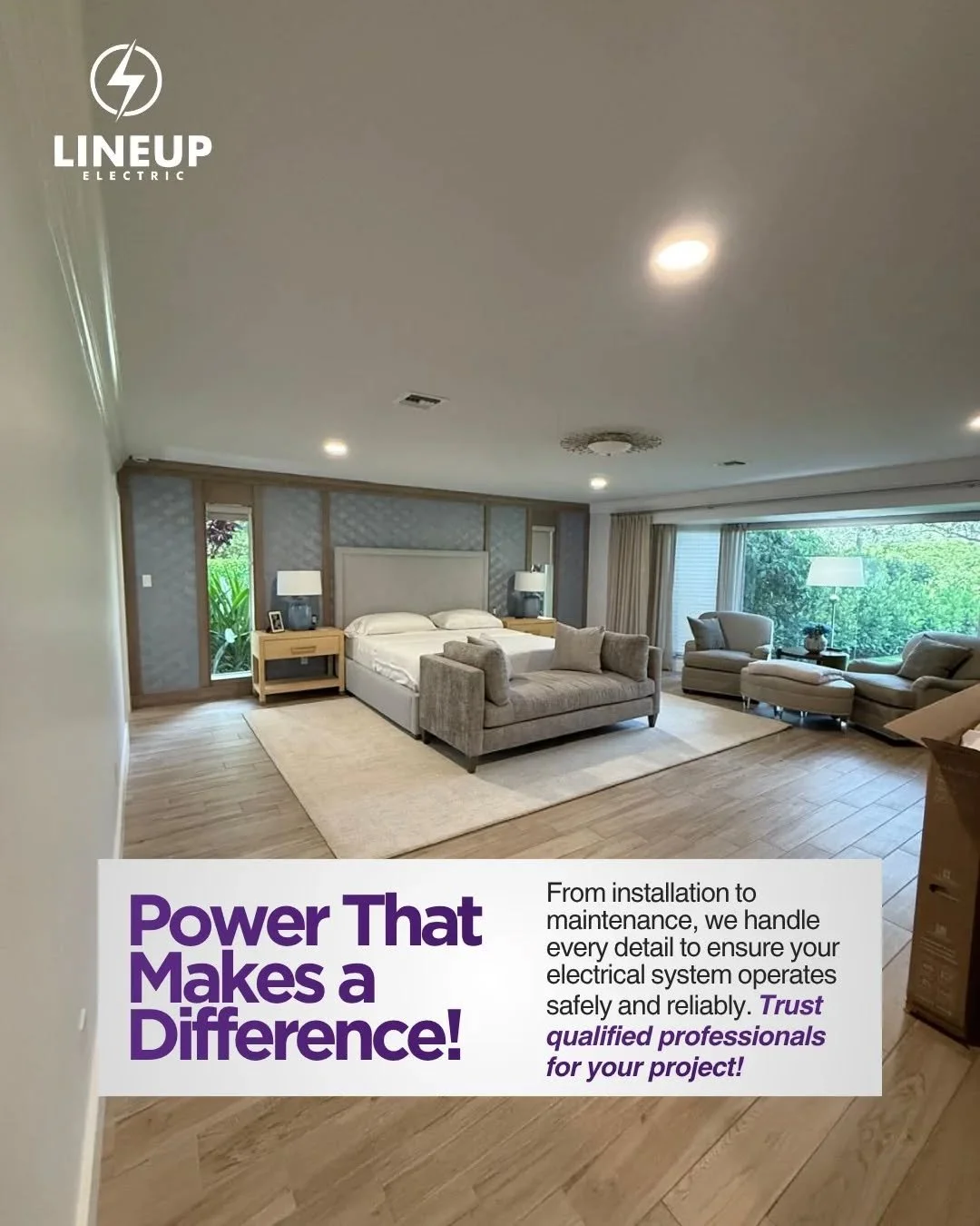 ⚡ Power That Makes a Difference!

From installation to maintenance, our team delivers reliable electrical solutions designed to keep your home or business running safely and efficiently. We focus on quality workmanship, attention to detail, and depen