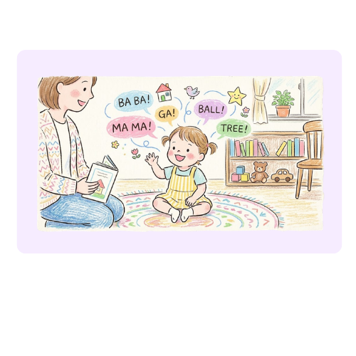 ลูกพูดช้า พัฒนาการทางภาษา