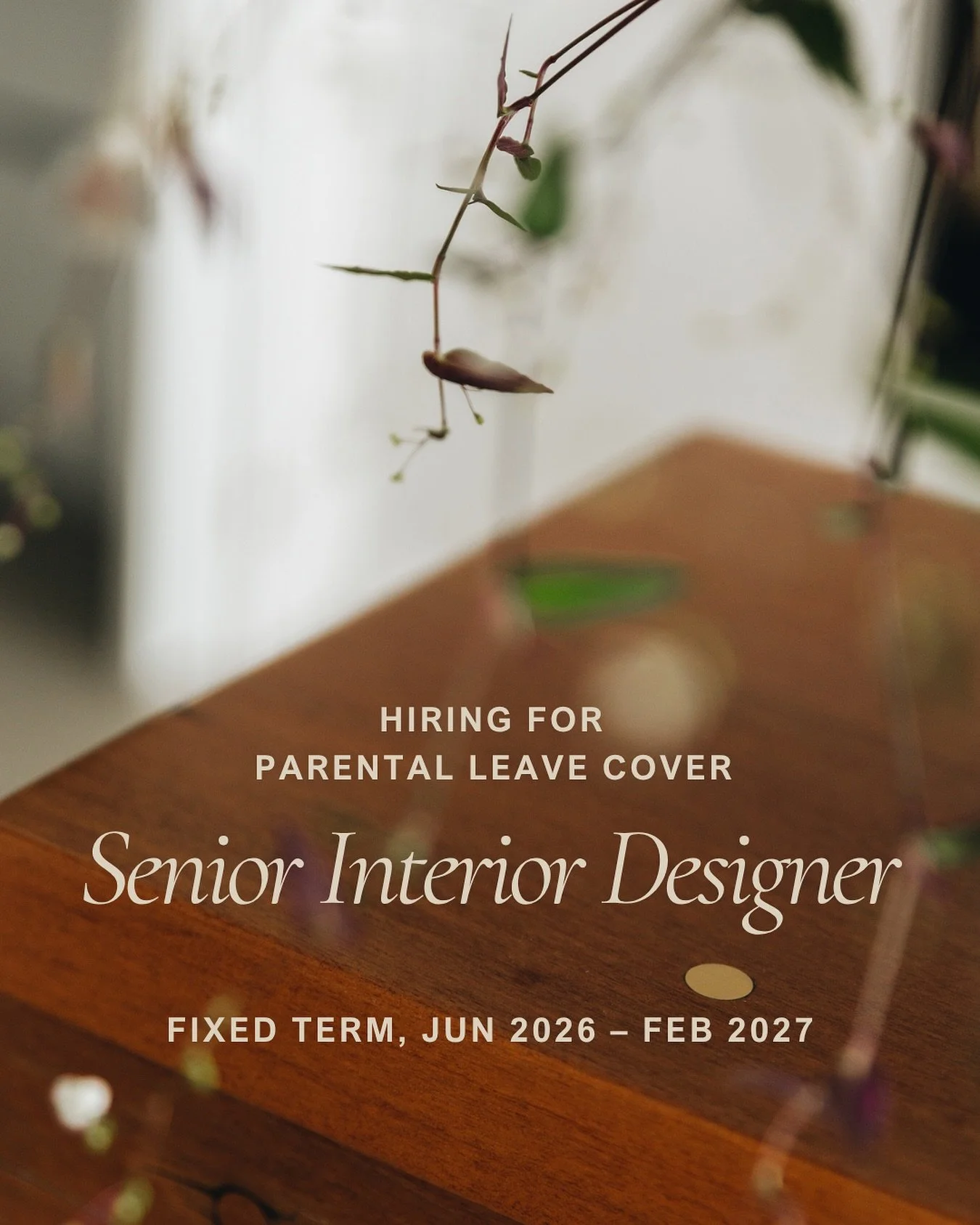 Honour Creative is looking for a Senior Interior Designer with a minimum of 7 years&rsquo; experience to join our Wellington studio.

This is a 10-month, fixed-term contract as parental leave cover, from June 2026.

We are a hard-working team who des