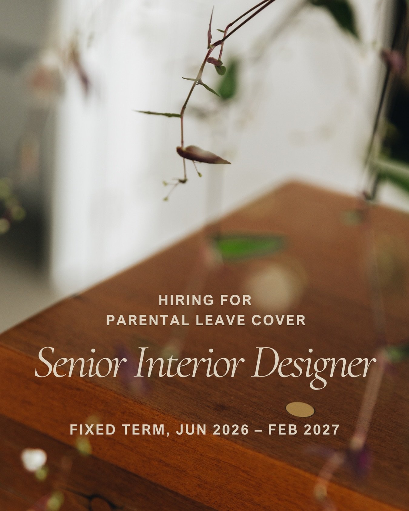 Honour Creative is looking for a Senior Interior Designer with a minimum of 7 years&rsquo; experience to join our Wellington studio.

This is a 10-month, fixed-term contract as parental leave cover, from June 2026.

We are a hard-working team who des