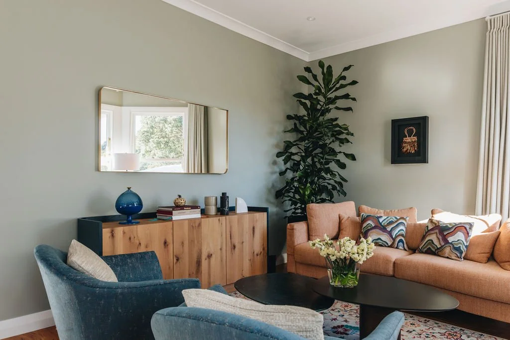 Bright, colourful home renovation design, NZ - Honour Creative