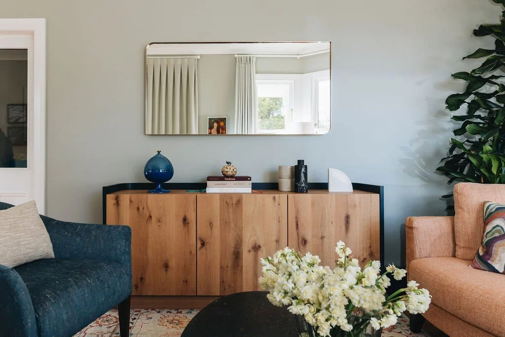 Bright, colourful home renovation design, NZ - Honour Creative
