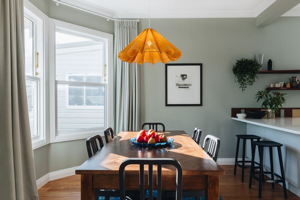Bright, colourful home renovation design, NZ - Honour Creative