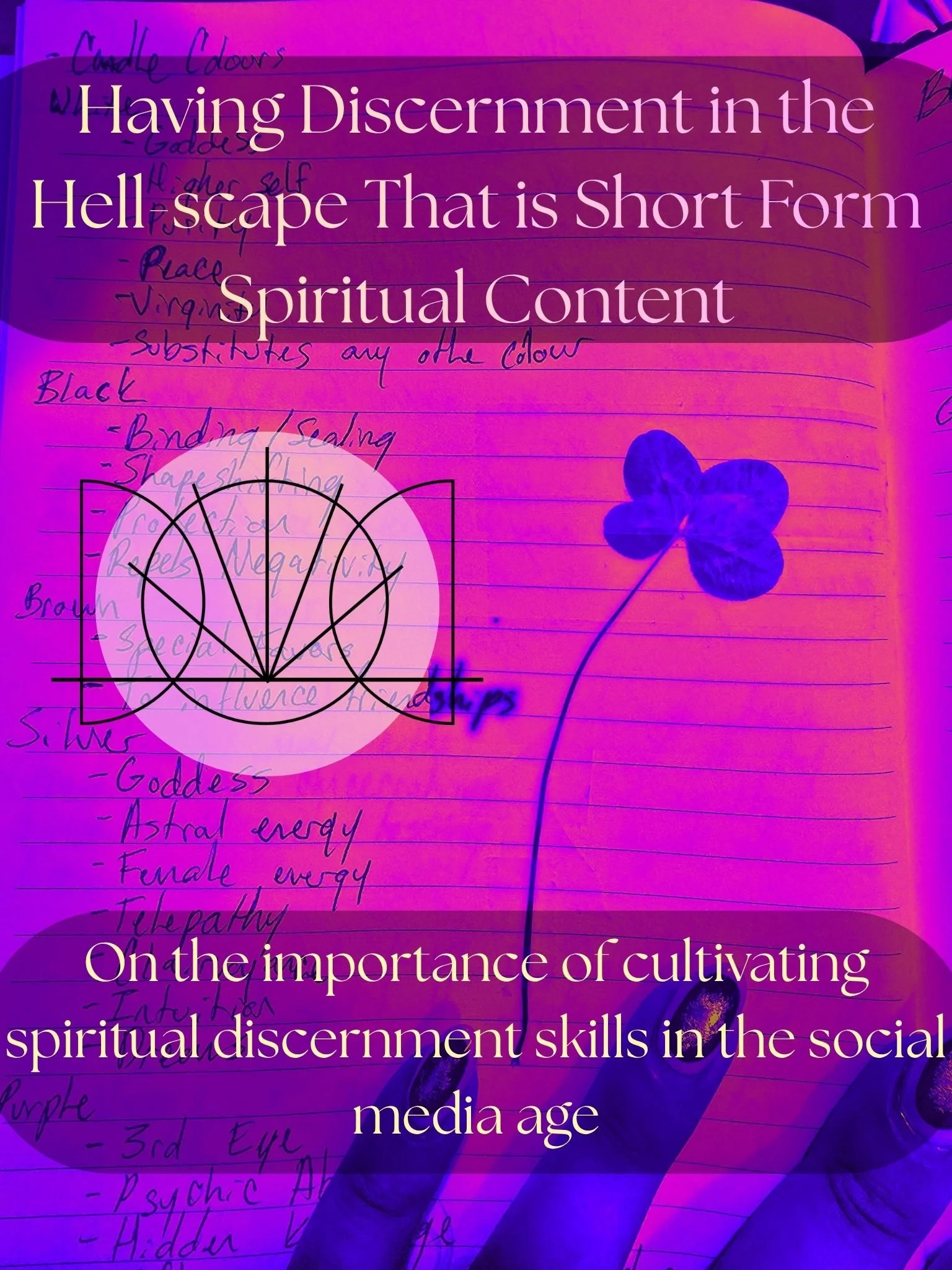 Having Discernment in the Hell-scape That is Short Form Spiritual Content