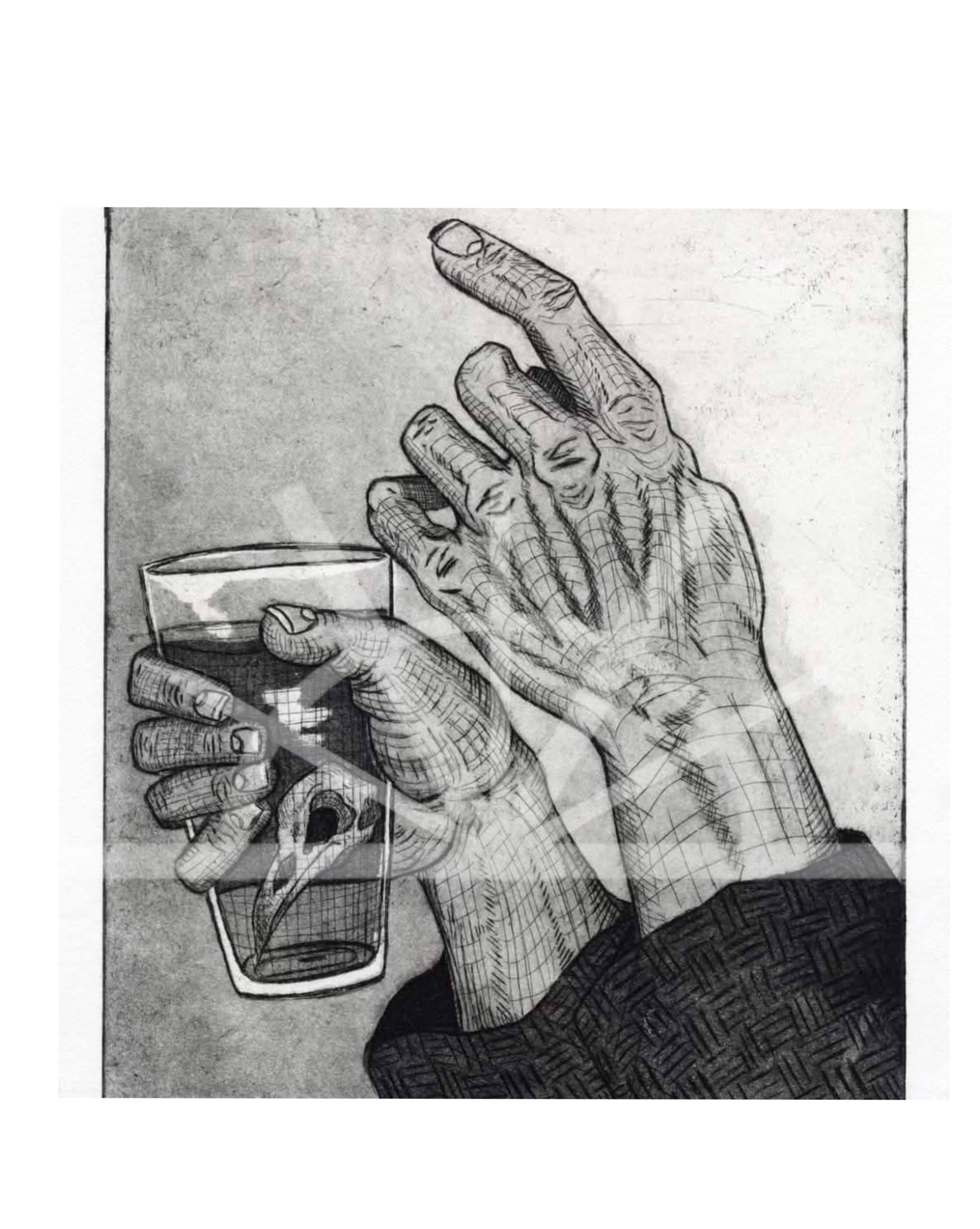 "Drinks at the Crow Bar" Print