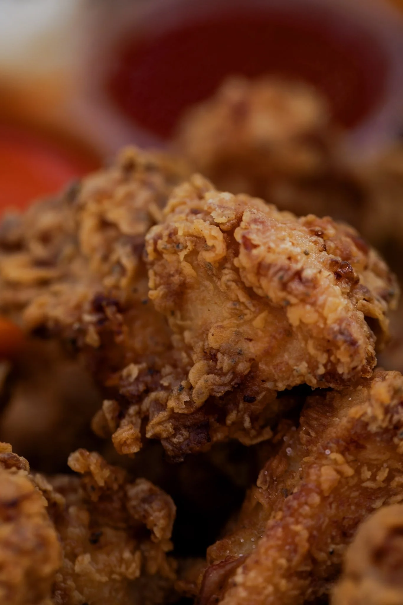 Deep fried cauliflower bites.