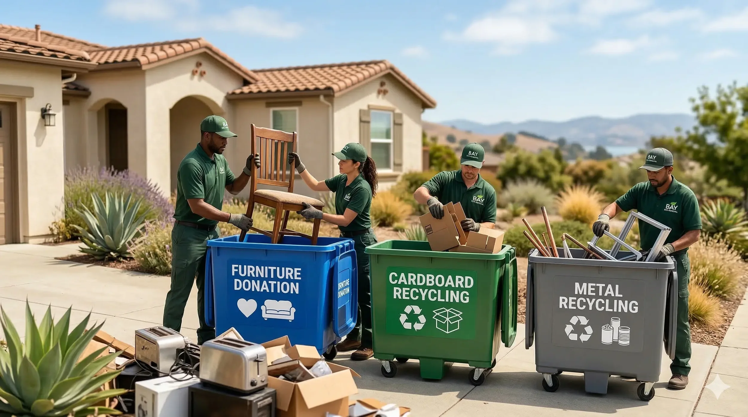 Eco-Friendly Junk Removal in the Bay Area: How We Recycle &amp; Donate