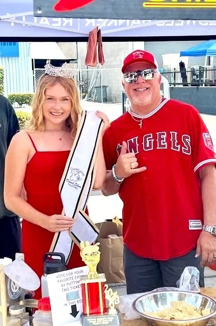 Kiley with 2025 Sash Sponsor David Silva