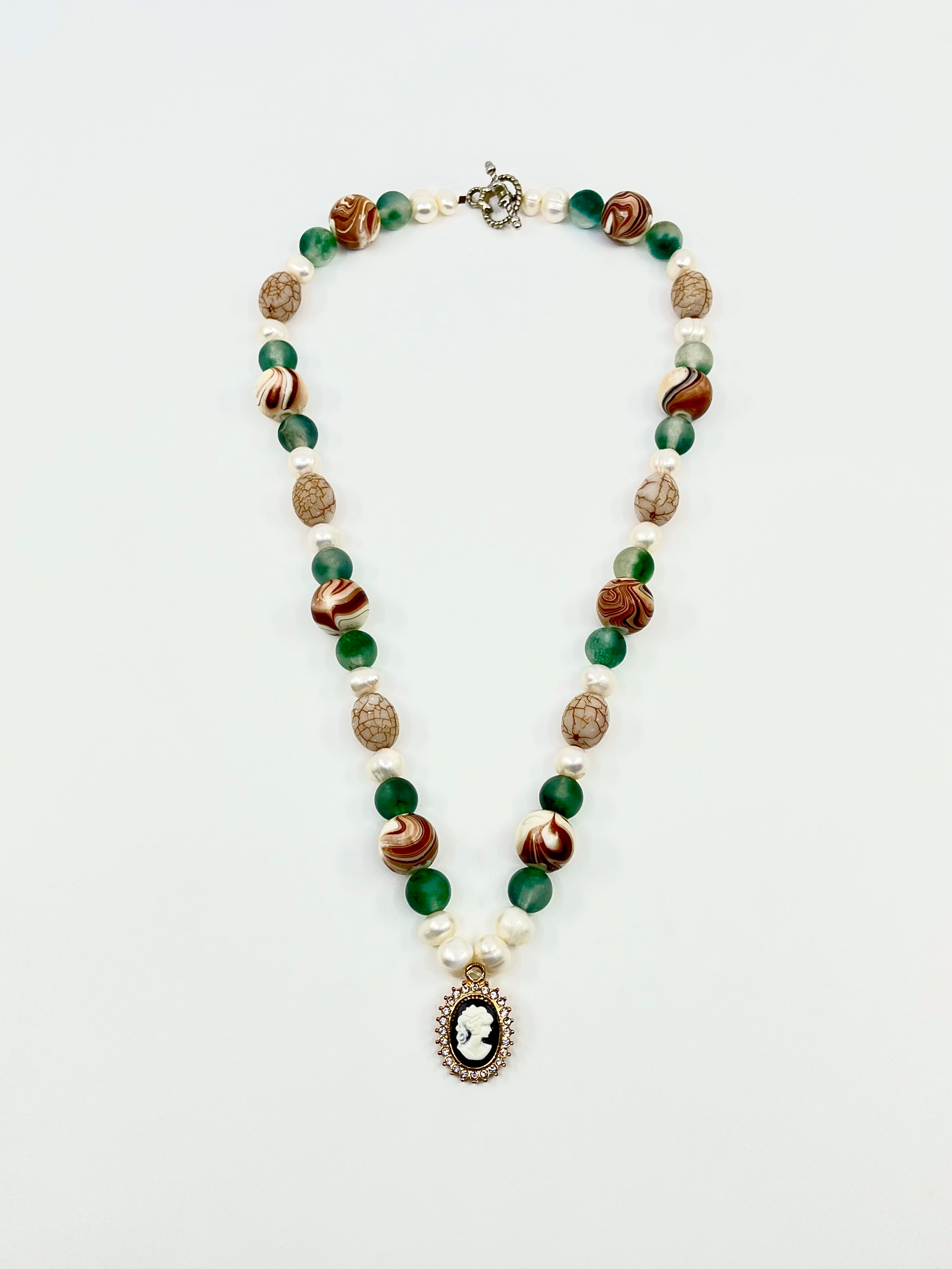 Opulence Necklace in Verde
