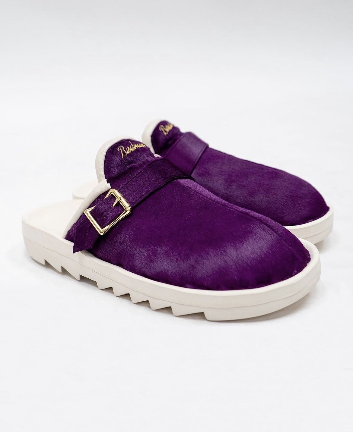 The Violet Collier Sandal. Handmade with genuine pony hair and Amalfi lambskin for the trim.