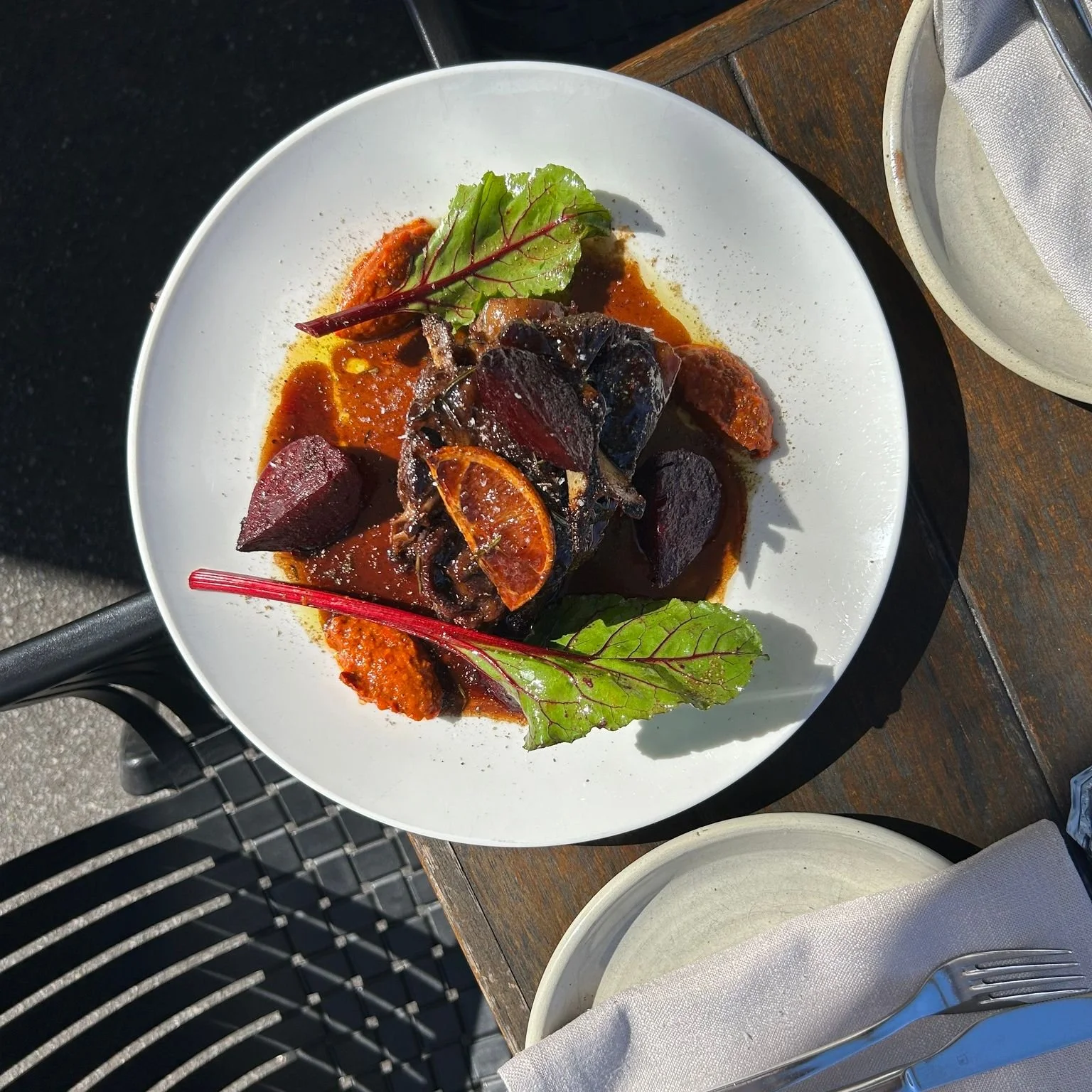 This winter number will warm you up perfectly. 

Slow roasted Fleurieu lamb shoulder, red harissa, spiced beets, vincotto.

Book Here > @herringbone.adl