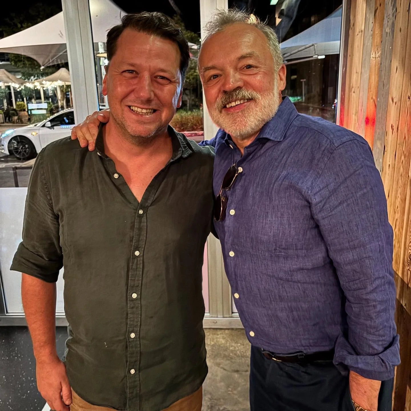 A pleasure having @grahnort in the building last night