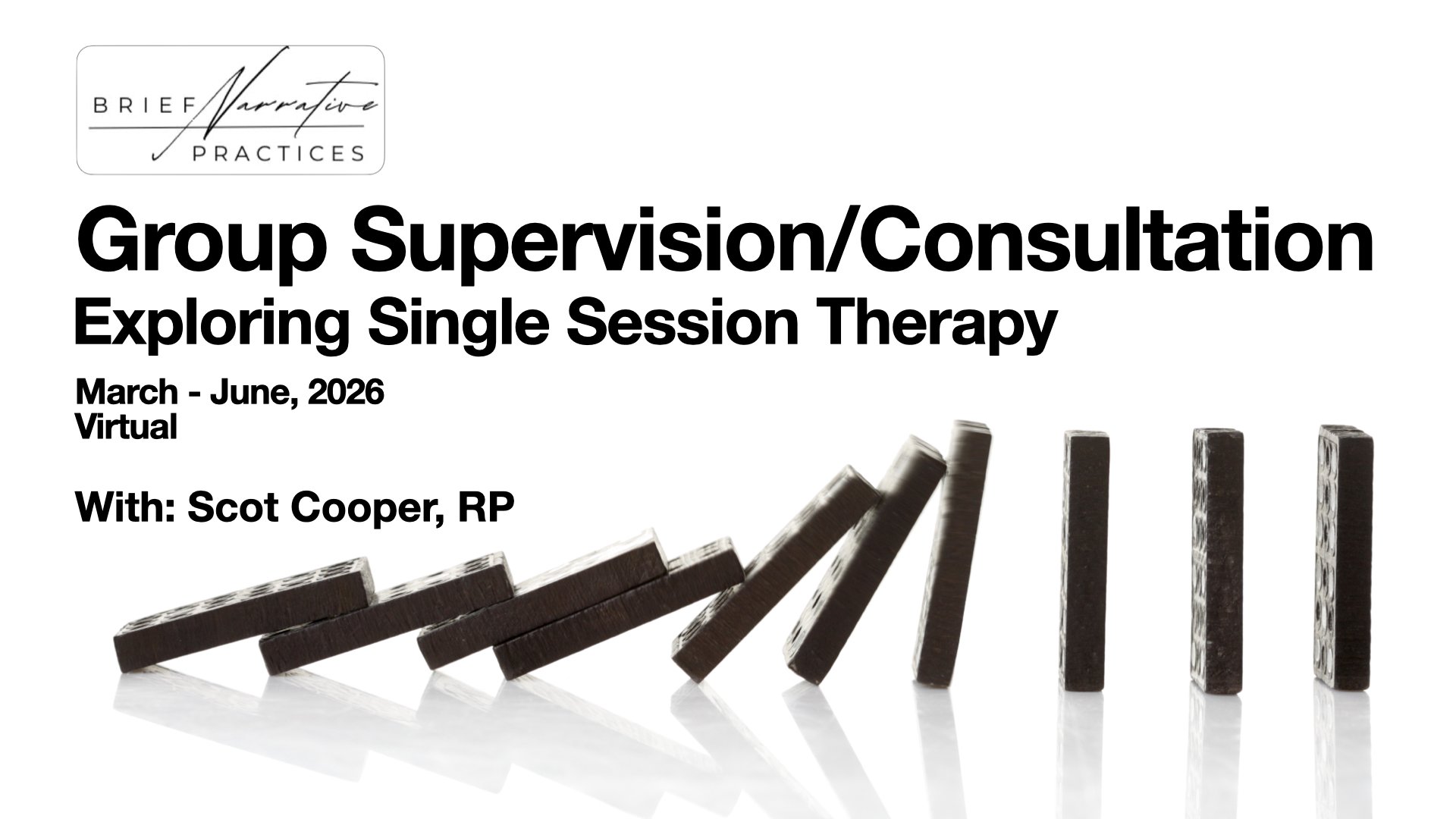 Supervision/ Consultation Group for Single Session Therapy