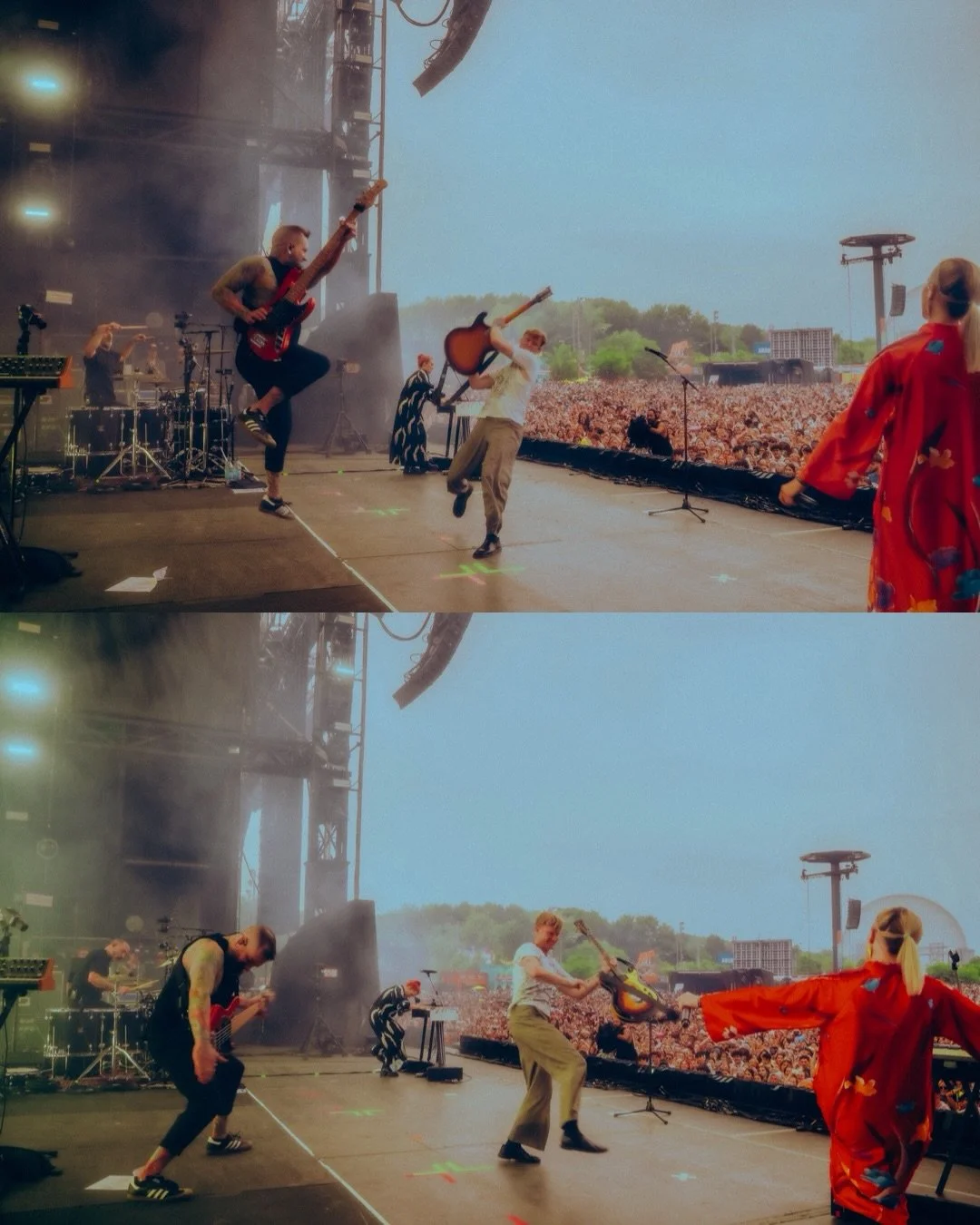 with @mothermothermusic at @osheaga ⭐️✨

i love festival season!! this has been an incredible summer and i feel very lucky and grateful and alive!! worked so hard and documented and created!! we&rsquo;re so back!! see you at lasso saturday ◡̈