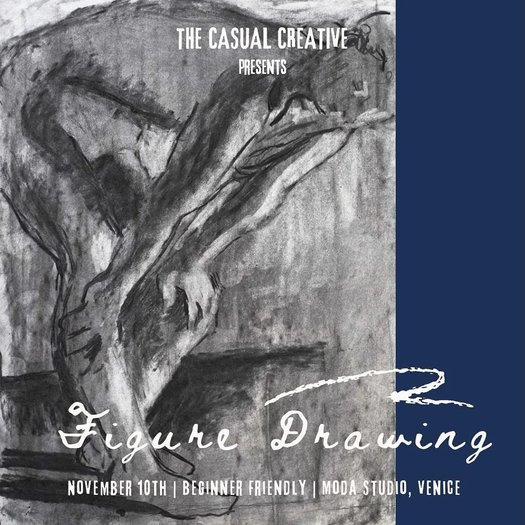 Over the moon to announce our first figure drawing event. Spend the evening with us practicing the art of observation. You don&rsquo;t have to be an &lsquo;artist&rsquo; to experience the magical power of drawing the human body from observation. I fe