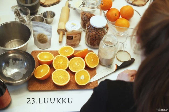 Kuvia raakaruokakurssilta