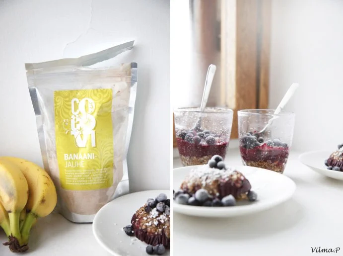 Healthy dessert &amp; Banana flour