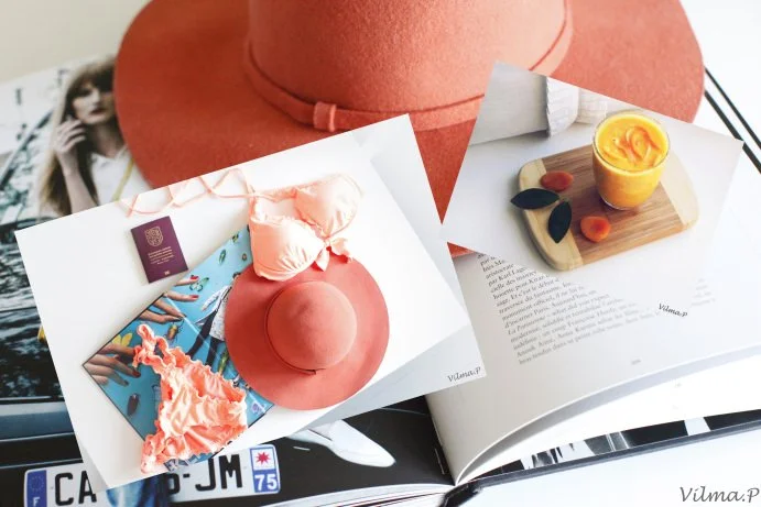 Sunny smoothie &amp; orange hat