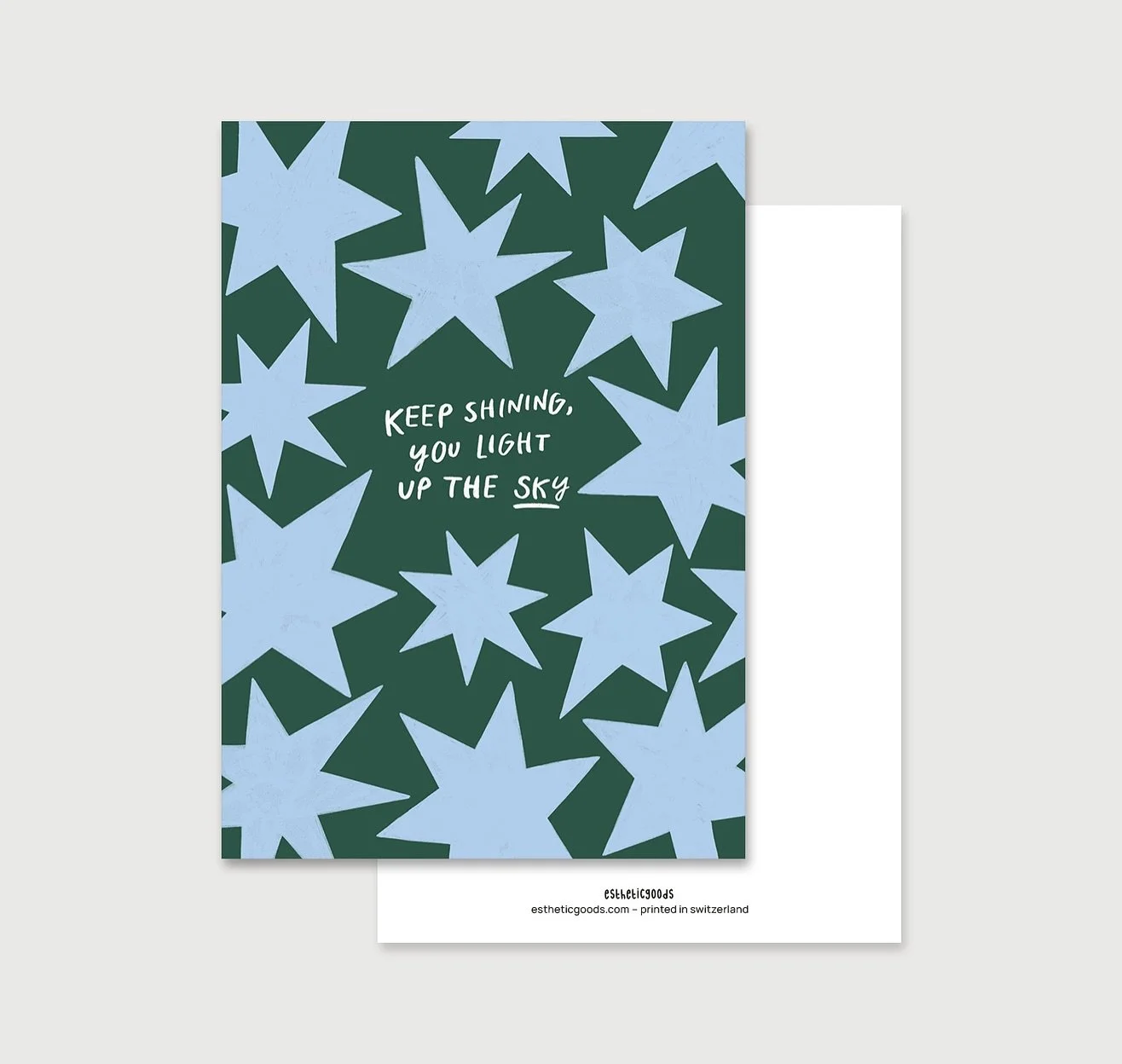 Eine kleine Erinnerung f&uuml;r dich oder jemanden, der sie gerade gut gebrauchen kann. 💛

✨ POSTKARTE &laquo;KEEP SHINING&raquo; A6 ✨
Den Link zum Shop findest Du in der Bio.

#estheticgoods #postcard #greetingcard #creative #illustration #pattern 