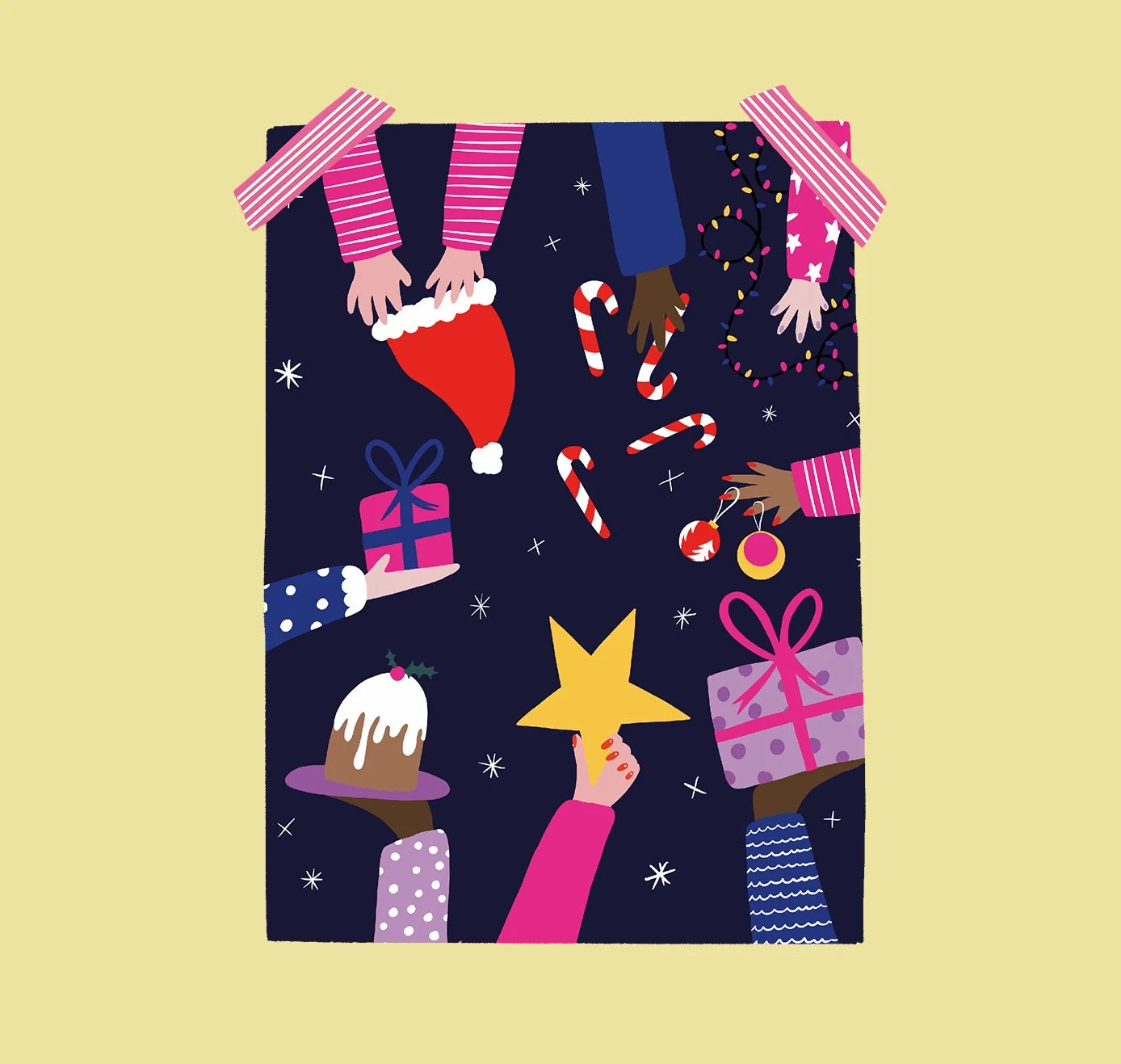 Postkarte / Magische Weihnachten