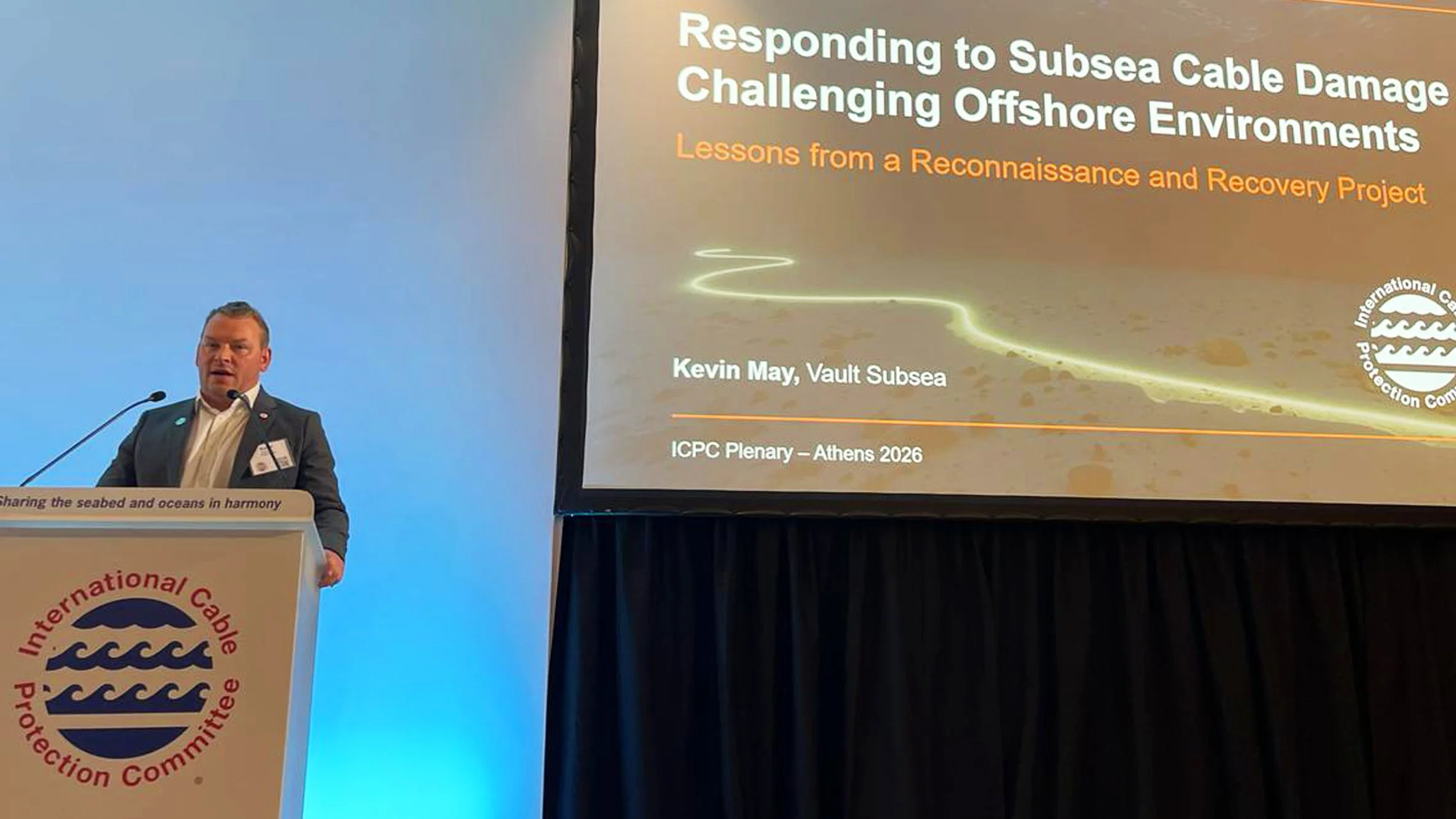 Vault Subsea presents at ICPC Plenary in Athens 2026