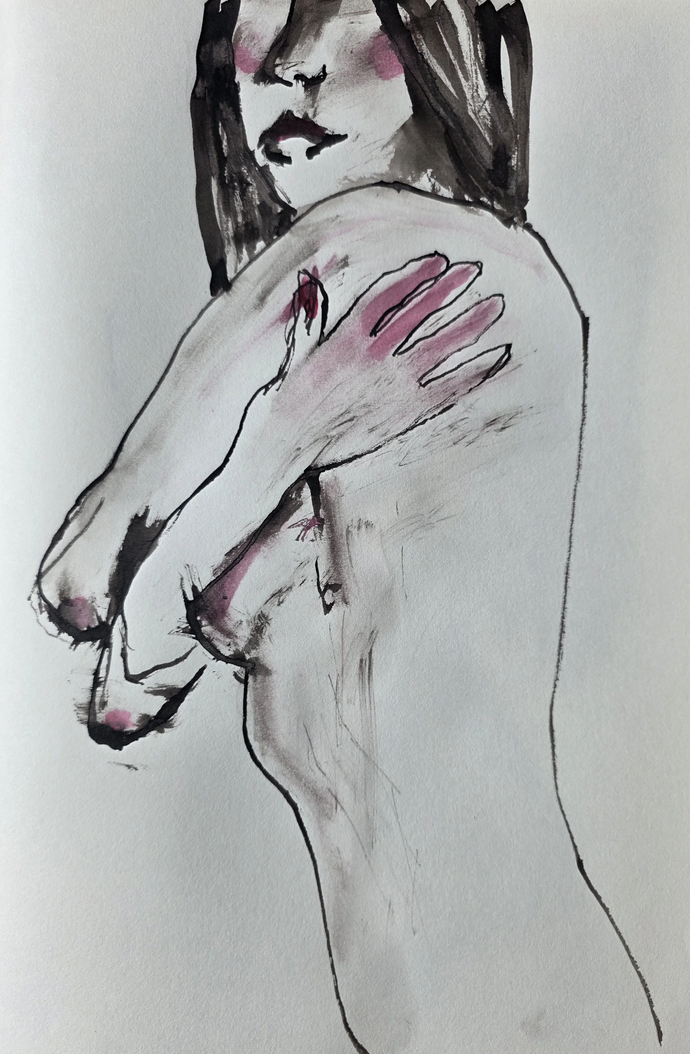 Andrea | Ink on A3 | 42cm x 29.7cm