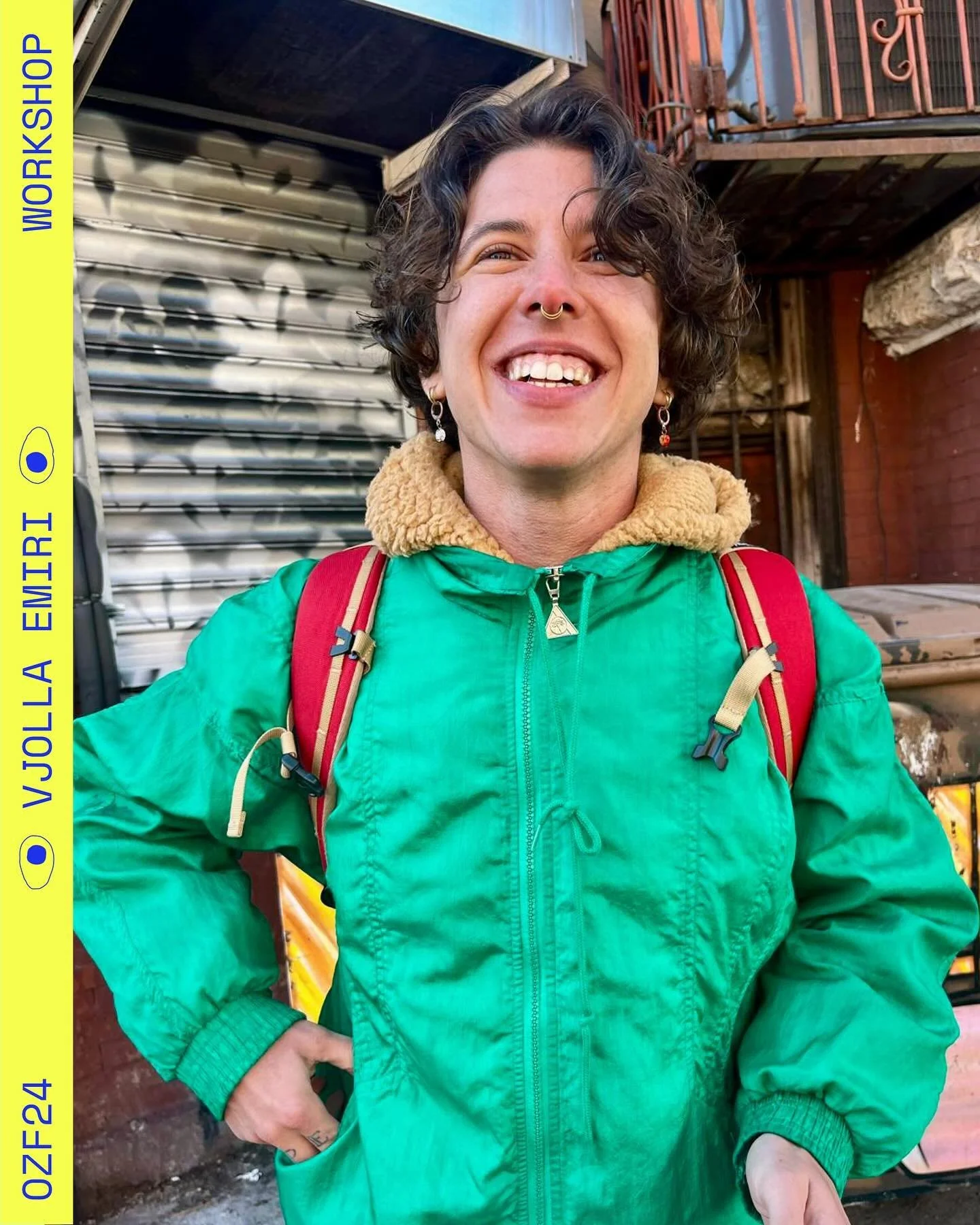 Vjolla Emiri (they/them) is a trans, queer and muslim kosovo-albanian artist, grassroots organiser, facilitator, somatic practitioner and weaver, based in Oslo. They are passionate about destroying dehumanising systems by collectivising care and buil